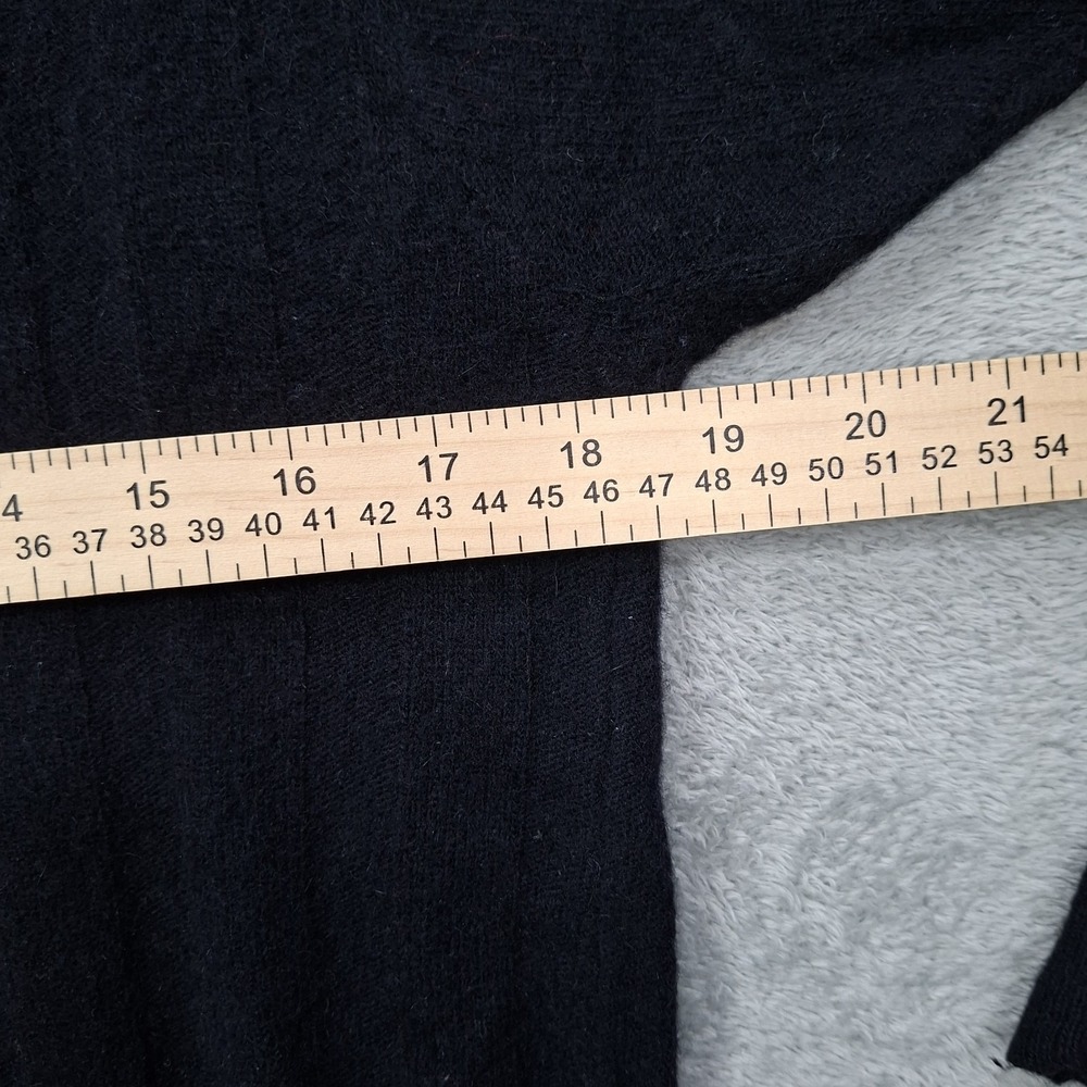 Renée Tener Jeanne Pierre Quiet Luxury Angora Wool Sweater Women's S Cozycore - Picture 5 of 8